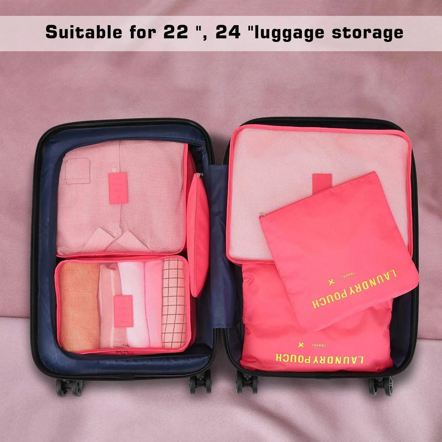 6-Pack: Fitnate Compression Packing Cubes