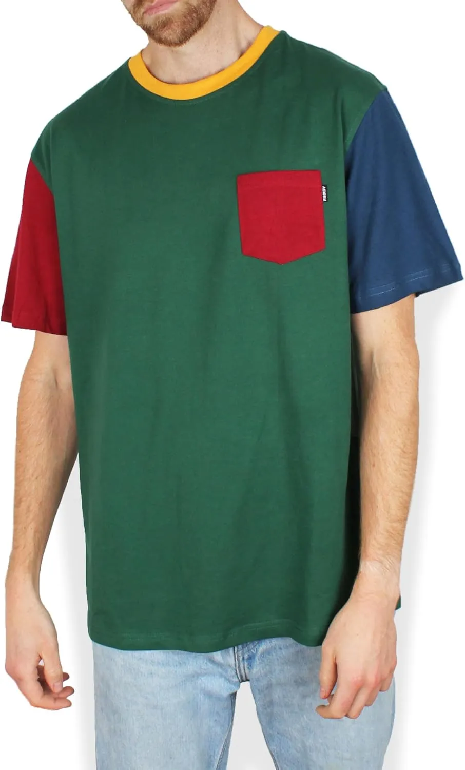 AGORA Color Block Hoodie Mens