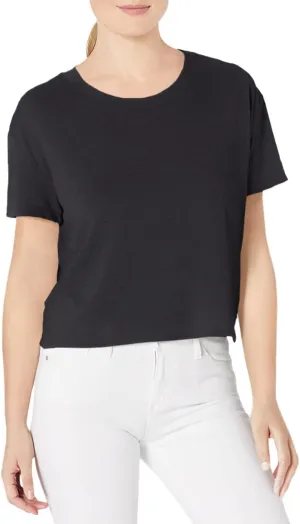 Alternative Women's Cropped T shirt, Headliner Vintage Cropped Tee