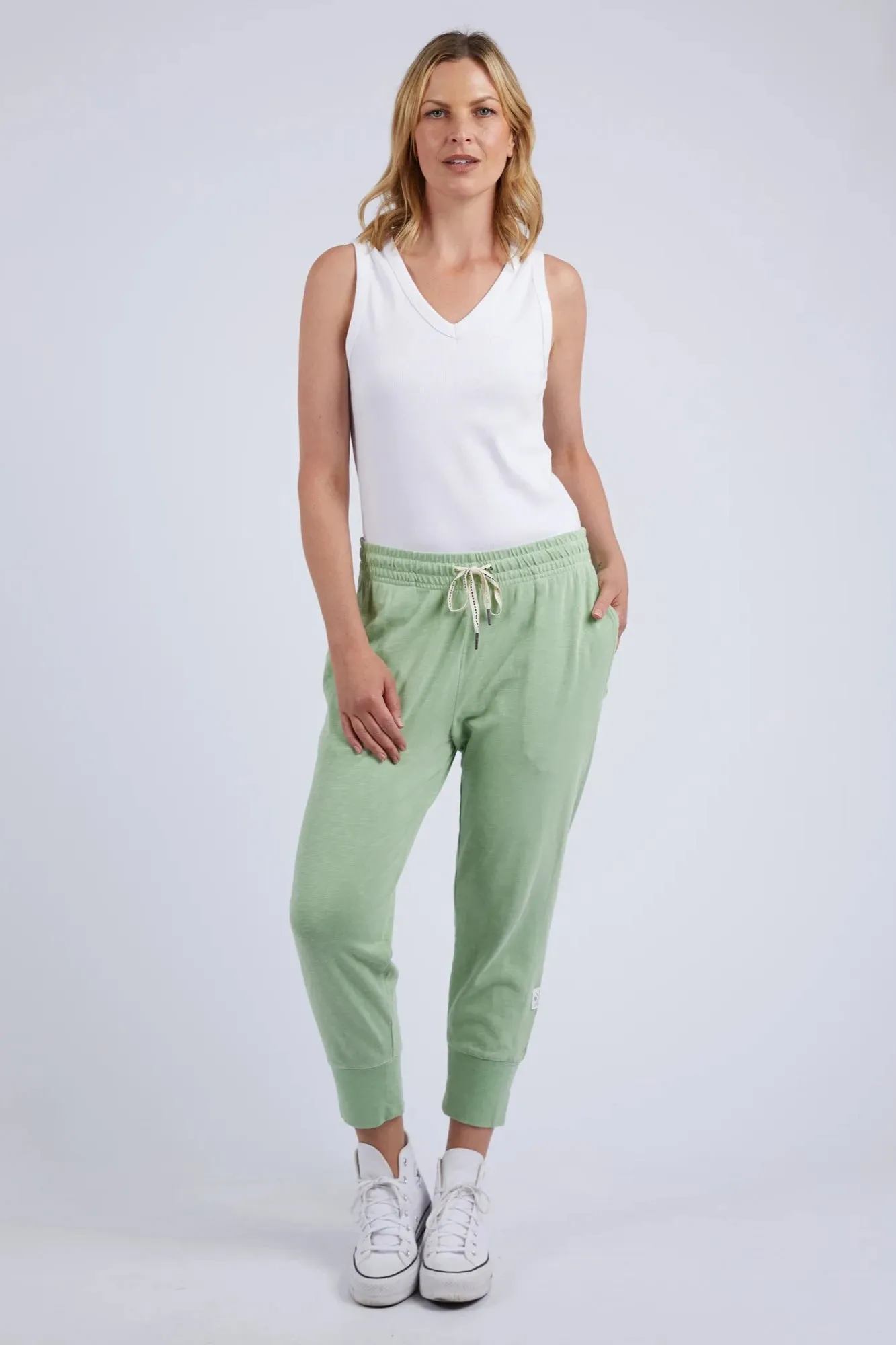 Brunch Pant in Quiet Green