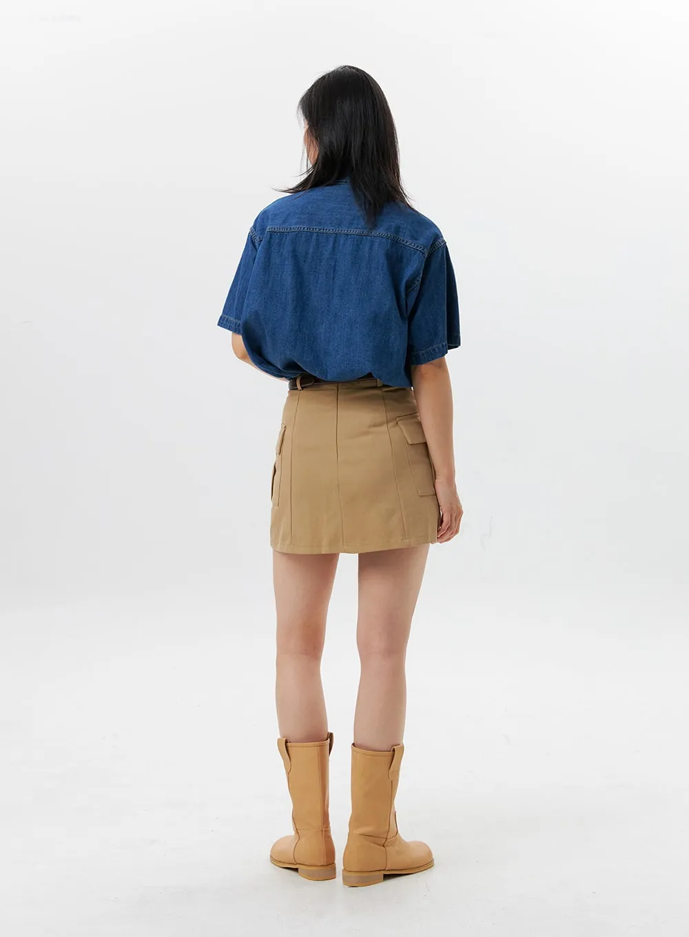 Denim Short Sleeve Shirt OG315