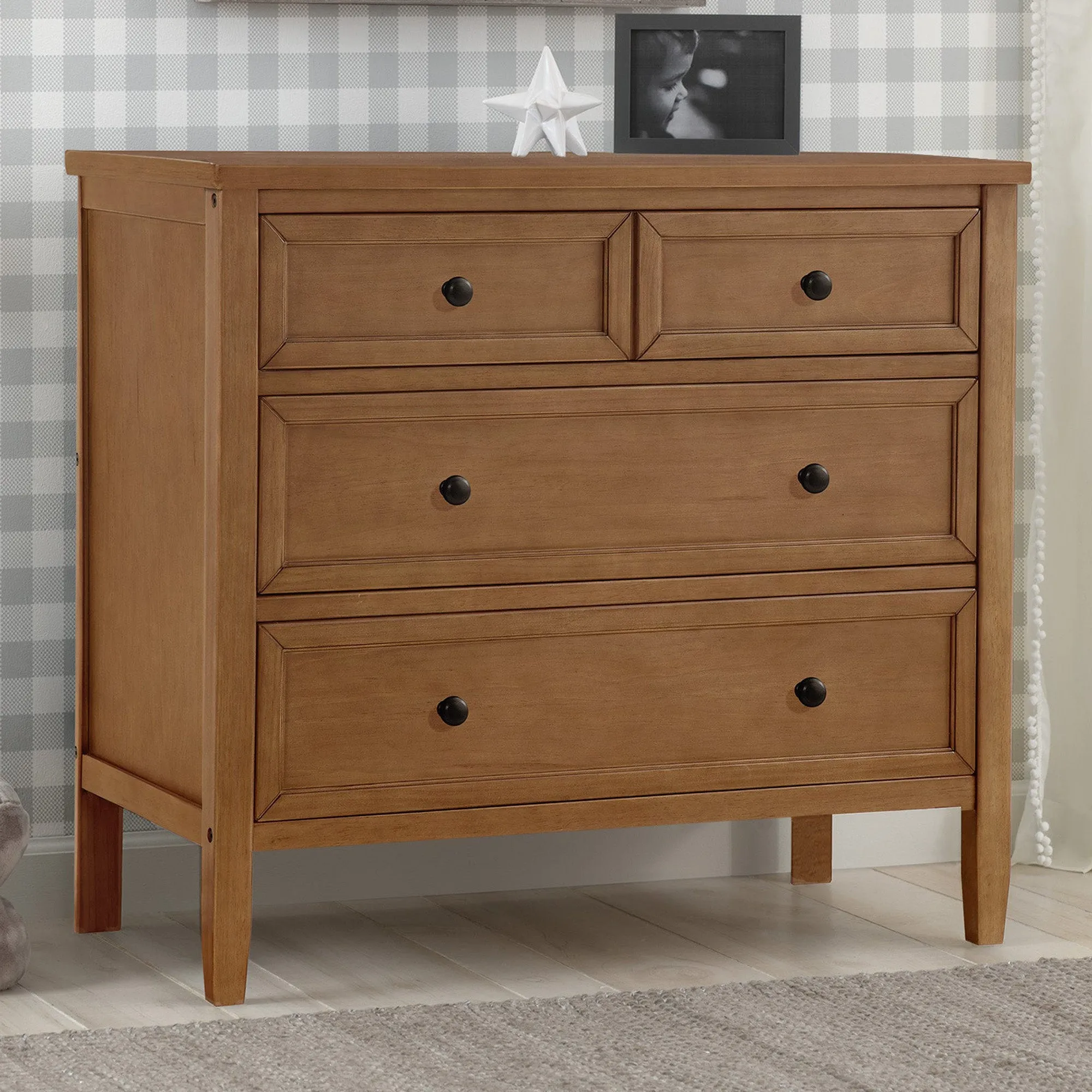 Epic 3 Drawer Dresser with Interlocking Drawers