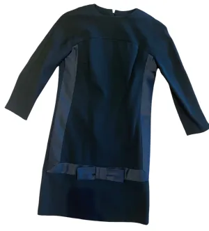 Pattullo-Jo Copeland Black Wool Knit Dress