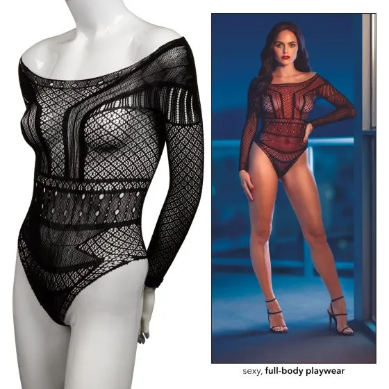 Scandal Off The Shoulder Body Suit