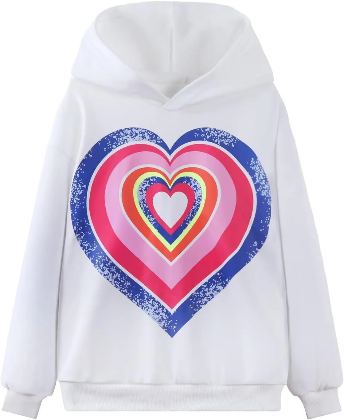 WELAKEN Teen Girls Graphic Hoodie Sweatshirt Long Sleeve Printed Pullover Sweatshirts,6-14